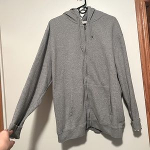 Gray Zip Up Sweatshirt